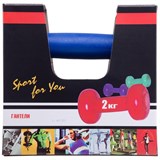 Rusbrand YT-0363 Гантель пластиковая 2 кг Синий - фото 268620