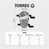 Torres CLUB (FS2307) Щитки футбольные Черный/Оранжевый - фото 268634