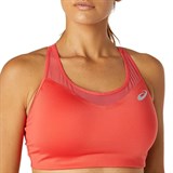 Asics CORE RUN BRA (W) Топ беговой женский Розовый/Серый - фото 268784