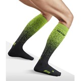 CEP SKI SNOWFALL TALL COMPRESSION SOCKS (W) Компрессионные гольфы для катания на лыжах женские Зеленый/Черный - фото 268804