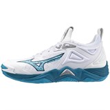 Mizuno WAVE MOMENTUM 3 Кроссовки волейбольные Белый/Голубой - фото 268915 Mizuno WAVE MOMENTUM 3 Кроссовки волейбольные Белый/Голубой - фото 268915