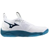 Mizuno WAVE MOMENTUM 3 Кроссовки волейбольные Белый/Голубой - фото 268917 Mizuno WAVE MOMENTUM 3 Кроссовки волейбольные Белый/Голубой - фото 268917