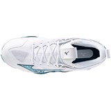 Mizuno WAVE MOMENTUM 3 Кроссовки волейбольные Белый/Голубой - фото 268918 Mizuno WAVE MOMENTUM 3 Кроссовки волейбольные Белый/Голубой - фото 268918
