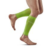 CEP ULTRALIGHT COMPRESSION CALF SLEEVES Компрессионные гетры для бега ультратонкие Зеленый - фото 269019