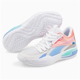 Puma COURT RIDER TWOFOLD Кроссовки баскетбольные Белый/Голубой/Розовый - фото 269087