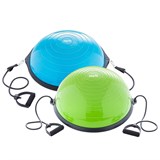 Starfit GB-501 "BOSU" Полусфера с эспандерами Зеленый - фото 269208