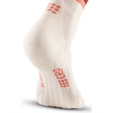 CEP THE RUN COMPRESSION TALL SOCKS 4.0 (W) Компрессионные гольфы женские Белый/Красный - фото 269279