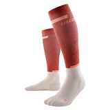 CEP THE RUN COMPRESSION TALL SOCKS 4.0 (W) Компрессионные гольфы женские Белый/Красный - фото 269280