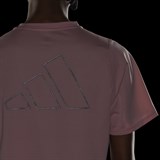 Adidas RUN ICONS (W) Футболка беговая женская Розовый/Серый - фото 269339