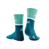 CEP THE RUN COMPRESSION MID CUT SOCKS 4.0 (W) Компрессионные носки женские Синий/Голубой - фото 269537