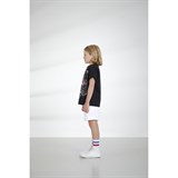 Poivre Blanc STRETCH COTTON T-SHIRT Футболка теннисная детская Черный/Разноцветный - фото 269589