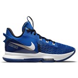 Nike LEBRON WITNESS V Кроссовки баскетбольные Синий/Белый - фото 269668