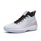 Anta ATTACK 5 "TARO PASTE" Кроссовки баскетбольные Белый/Розовый - фото 269693