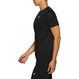 Asics KATAKANA SS TOP (W) Футболка беговая женская Черный/Белый - фото 269738