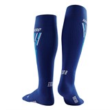 CEP SKI THERMO TALL COMPRESSION SOCKS (W) Компрессионные гольфы для катания на лыжах женские Темно-синий/Голубой - фото 269915