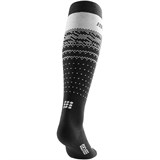 CEP SKI THERMO MERINO TALL COMPRESSION SOCKS Компрессионные гольфы с шерстью мериноса для катания на лыжах Черный/Серый - фото 270011