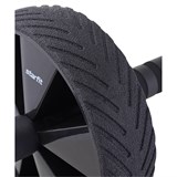 Starfit RL-104 Ролик для пресса с мягким ходом Черный/Красный - фото 270048