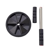 Starfit RL-104 Ролик для пресса с мягким ходом Черный/Красный - фото 270051