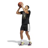 Adidas DAME 8 INNOVATION Шорты баскетбольные Черный/Белый - фото 270118