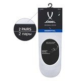 Jögel ESSENTIAL INVISIBLE SOCKS Носки беговые низкие (2 пары) Белый - фото 270245