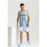 Anta KLAY THOMPSON Майка баскетбольная Голубой/Оранжевый - фото 270325