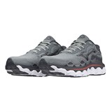 Mizuno WAVE HORIZON 7 Кроссовки беговые Серый/Черный - фото 270397