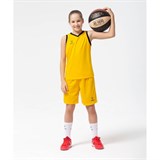 Jögel CAMP BASIC Шорты баскетбольные детские Желтый/Черный - фото 270590