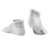CEP ULTRALIGHT NO SHOW COMPRESSION SOCKS (W) Компрессионные ультракороткие носки женские Белый/Серый - фото 270891