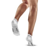 CEP ULTRALIGHT NO SHOW COMPRESSION SOCKS (W) Компрессионные ультракороткие носки женские Белый/Серый - фото 270893