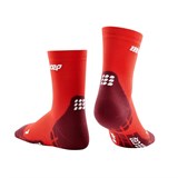 CEP ULTRALIGHT COMPRESSION SHORT SOCKS Компрессионные ультратонкие носки для бега Красный - фото 271124