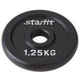 Starfit BB-204 1,25 кг Диск чугунный Черный - фото 271138
