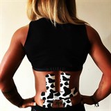 RockTape DESIGN 5смх5м корова Кинезиотейп Черный/Белый - фото 271277