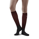 CEP INFRARED RECOVERY COMPRESSION SOCKS (W) Компрессионные гольфы для восстановления женские Красный/Черный - фото 271373