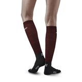 CEP INFRARED RECOVERY COMPRESSION SOCKS (W) Компрессионные гольфы для восстановления женские Красный/Черный - фото 271374