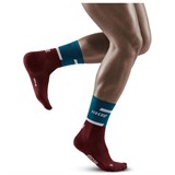 CEP THE RUN COMPRESSION MID CUT SOCKS 4.0 Компрессионные носки Бордовый/Синий - фото 271417