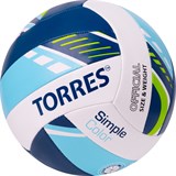 Torres SIMPLE COLOR (V323115) Мяч для пляжного волейбола - фото 271579