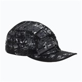 Buff 5 PANEL GO CAP GLINE BLACK Бейсболка беговая Черный/Серый - фото 271655