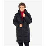 Jögel ESSENTIAL LONG PADDED JACKET Пальто утепленное детское Черный/Белый - фото 271675