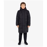 Jögel ESSENTIAL LONG PADDED JACKET Пальто утепленное детское Черный/Белый - фото 271677