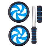 Starfit RL-102 Ролик для пресса Черный/Синий - фото 271756