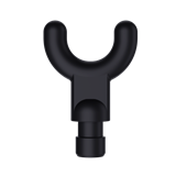 Flow MINI Neon Blue Перкуссионный массажер Серый/Голубой - фото 271794