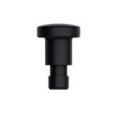 Flow MINI Neon Blue Перкуссионный массажер Серый/Голубой - фото 271798