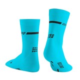 CEP COMPRESSION MID CUT SOCKS NEON Компрессионные носки Голубой/Черный - фото 271801