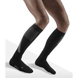CEP SKI TOURING TALL COMPRESSION SOCKS (W) Компрессионные гольфы с шерстью мериноса для катания на лыжах женские Черный/Белый - фото 271873