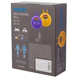 Starfit GB-411 55СМ, 650Г Мяч-попрыгун с ручкой антивзрыв Фиолетовый - фото 271899