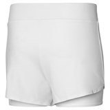 Mizuno FLEX SHORT (W) Шорты теннисные женские Белый-Черный - фото 272067