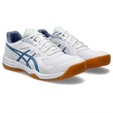 Asics UPCOURT 5 Кроссовки волейбольные Белый/Голубой - фото 272211
