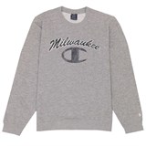 Champion CREWNECK SWEATSHIRT (214829) Лонгслив Серый - фото 272251