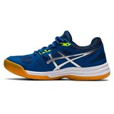 Asics UPCOURT 4 GS Кроссовки волейбольные детские Синий/Белый - фото 272424