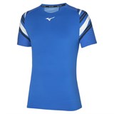 Mizuno SHADOW TEE Футболка теннисная Синий/Белый - фото 272568